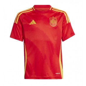 Spain Replica Home Stadium Shirt Euro 2024 Short Sleeve